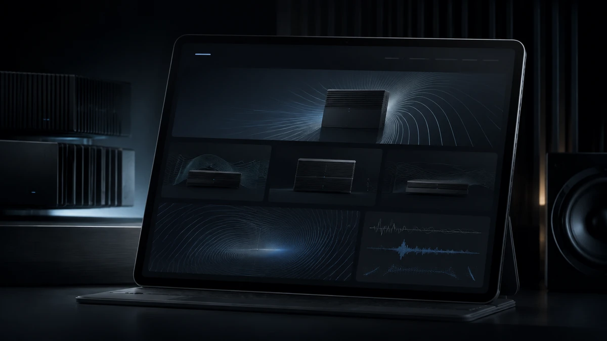 Quiescent website refresh with product information and Physics of Quiet visuals
