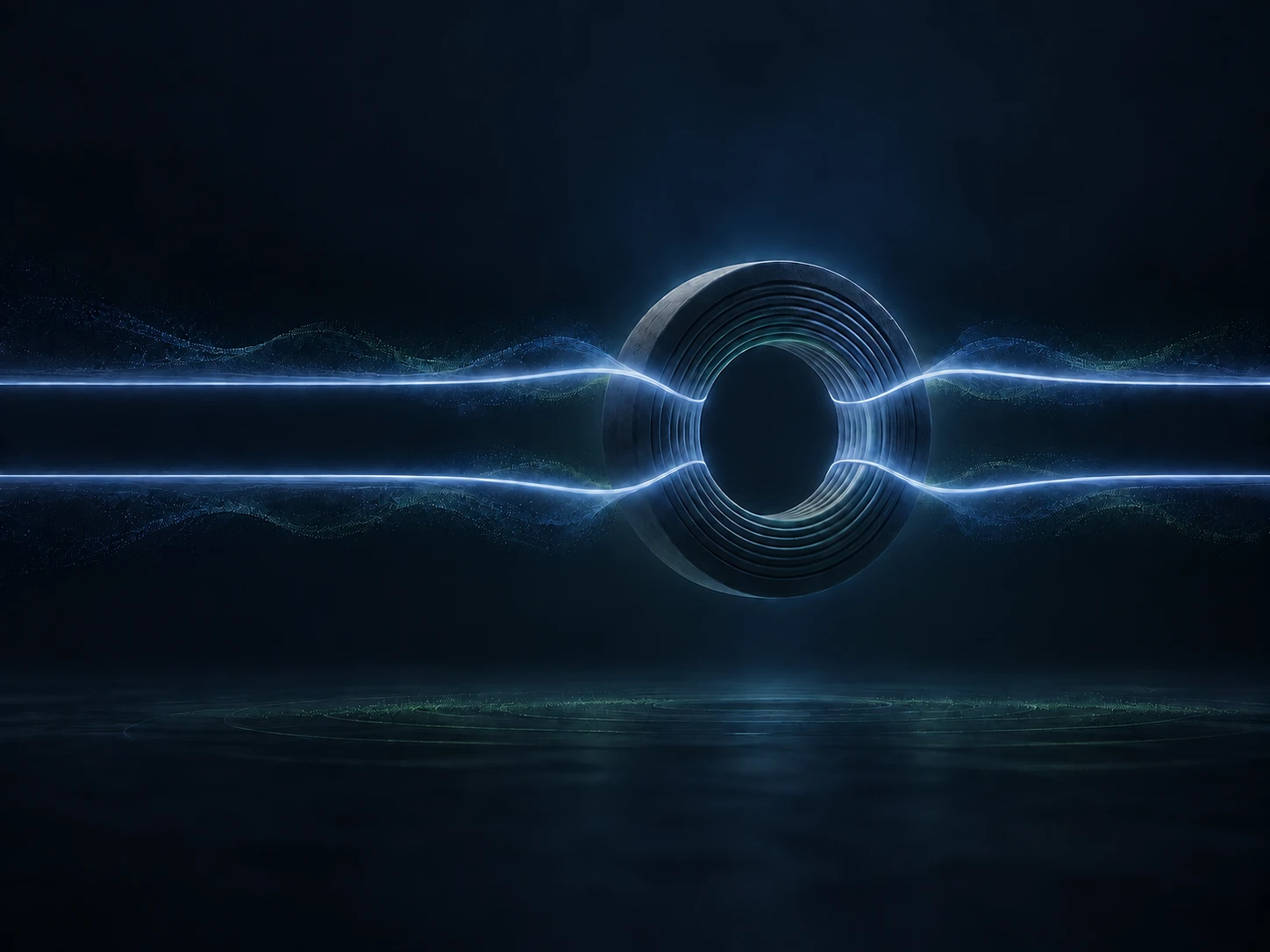 understanding-balanced-mains-hero-final-v1 Abstract illustration of balanced electrical paths around a central earth reference.