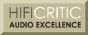 Hi-Fi Critic Audio Excellence award badge.